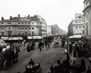 Nézd meg az Oxford Streetet, London, 1890 körül